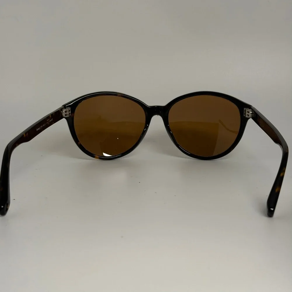 Warby Parker Evelyn 200 Sunglasses Tortoise Shell Round Cat Eye 58-17-140